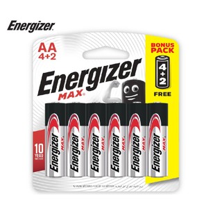 [Vỉ 4 Tặng 2] Viên Pin AA Energizer Max E91 BP4+2 - 100628297