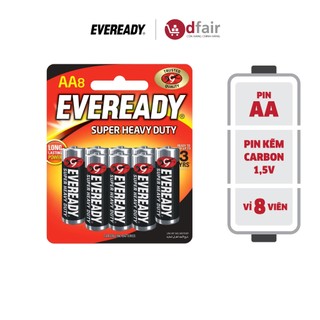 Vỉ 8 Viên Pin AA Eveready Super Heavy Duty 1215 BP8 - 100193482