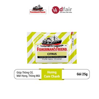 Kẹo Con Tàu Cay Fisherman's Friends Hương Cam Chanh 25g - 100964876