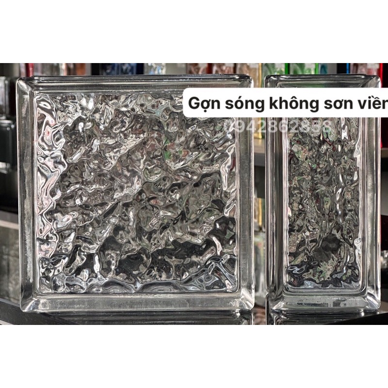 GẠCH KÍNH LẤY SÁNG KHÔNG SƠN CẠNH, GẠCH KIẾNG TRONG SUỐT HOPU-1092