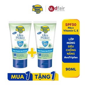 [Tặng 1 Sản Phẩm Cùng Loại] Kem Chống Nắng Banana Boat Ultra Protect SPF30/PA+++ 90ml/Tuýp