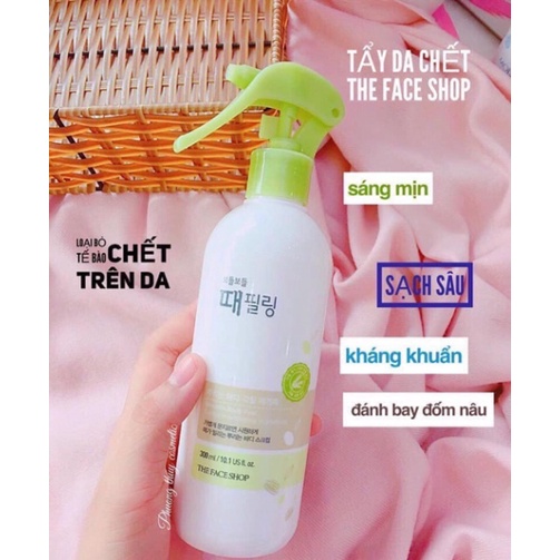 🌞 Rinny 🌸 🌸 TẨY DA CHẾT BODY / THE FACE SHOP / Tẩy Da Chết Body Trà Xanh/ Hoa Hồng