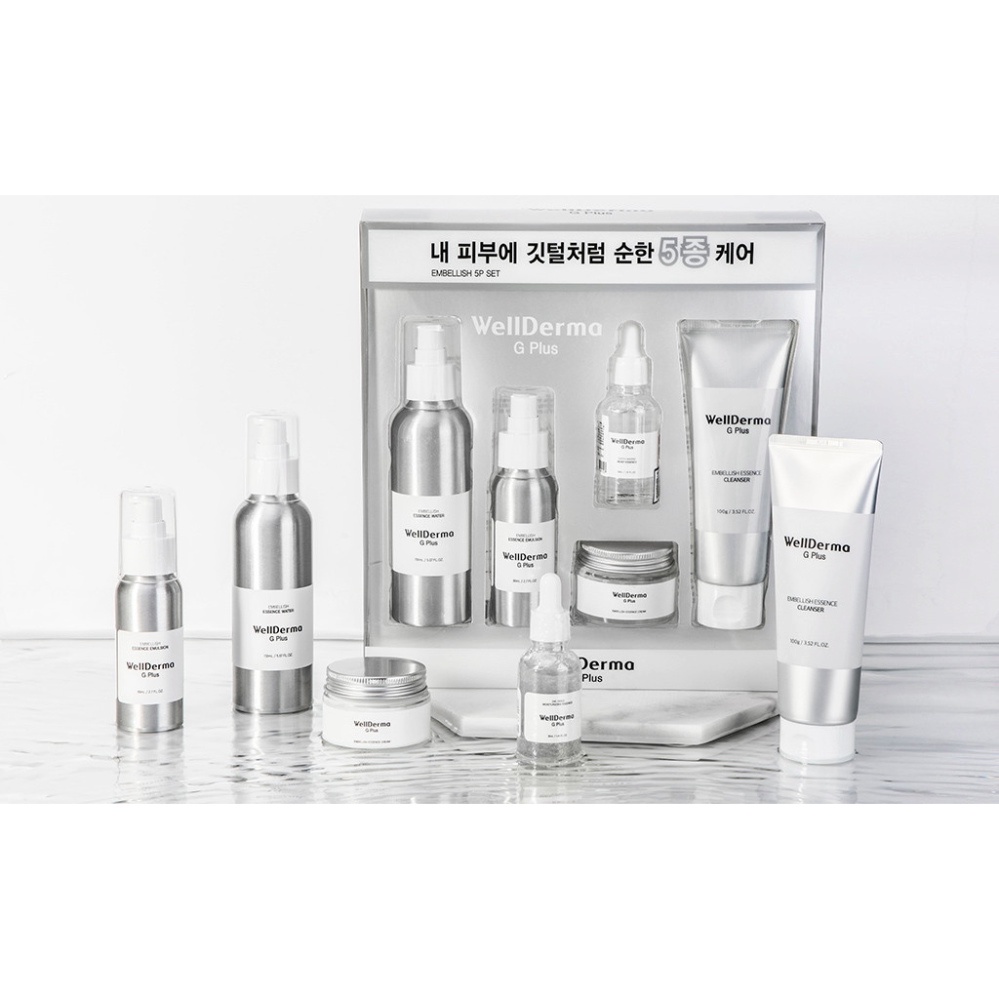 Sét dưỡng da 5 món Wellderma G Plus Embellish