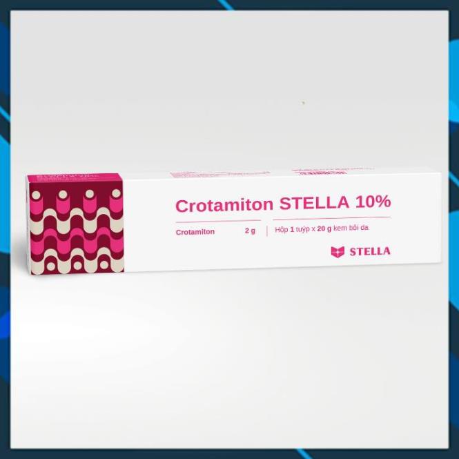 KEM BÔI NGOÀI DA ĐT GHẺ , NGỨA Crotamiton 10% ( TUÝP 20G )