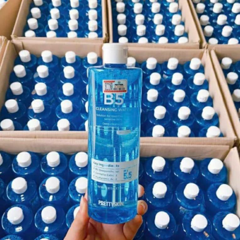 Nước tẩy trang b5 nhà Prettyskin giúp làm sạch sâu, cấp ẩm phục hồi cho da