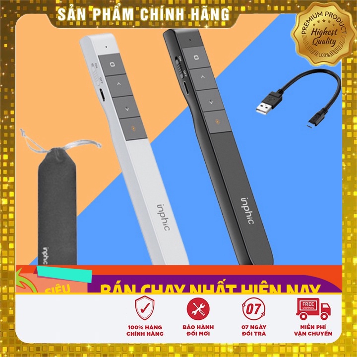Giá tận gốc Bút Trình Chiếu Powerpoint Không Dây,bút chiếu laze,Slide Có Thể Điều khiển 2 Màn Hình,L1P Bút Thuyết Trình