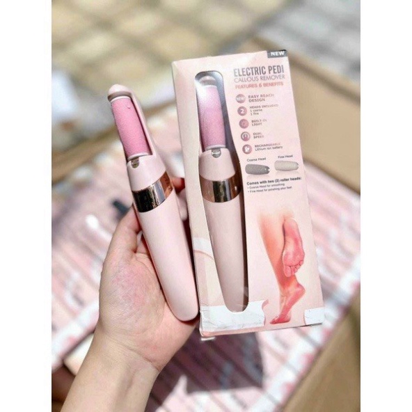 Máy chà gót chân chạy điện Chuyên Dụng Không Gây Tiếng Ồn tẩy Tế Bào Chết tại nhà  HOT