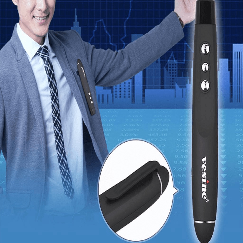 Giá tận gốc Vesine Vp 101 bút trính chiếu thuyết trình Laser Point kèm bao da giá rẻ -dc366 - hàng chuẩn