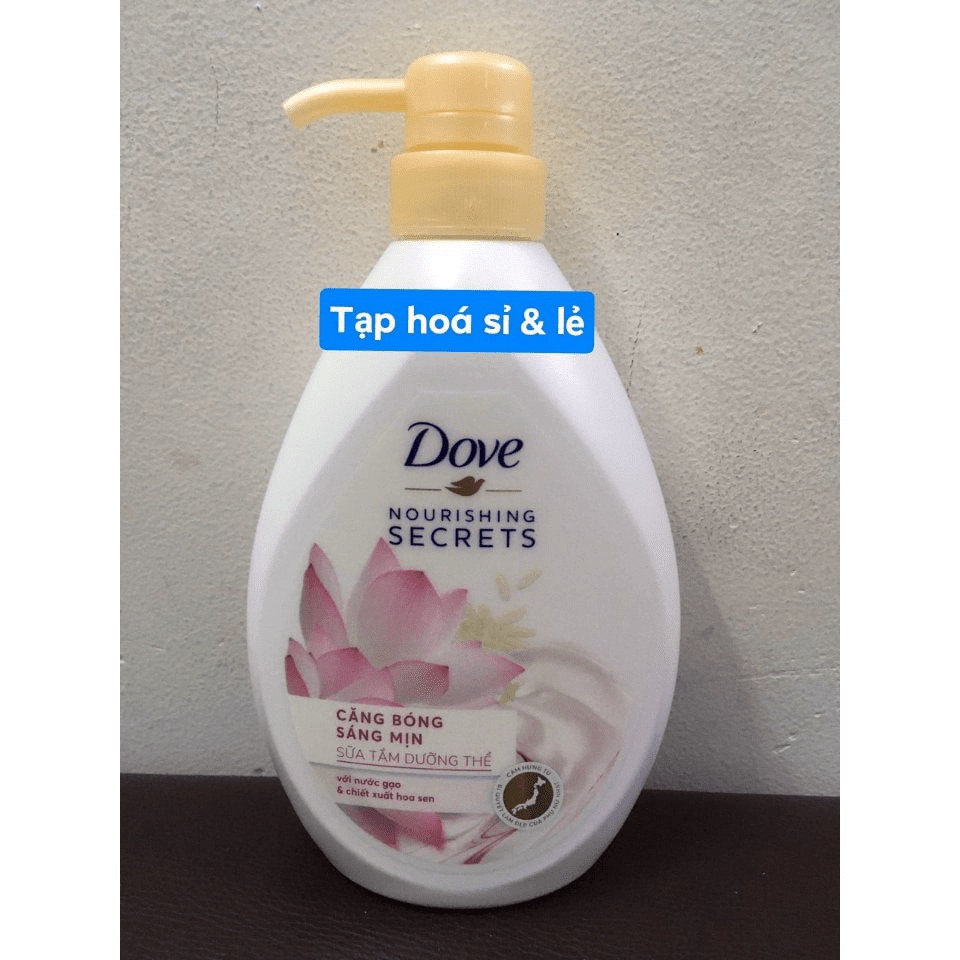 Sữa tắm dưỡng thể dove oải hương, bơ, sen 530g