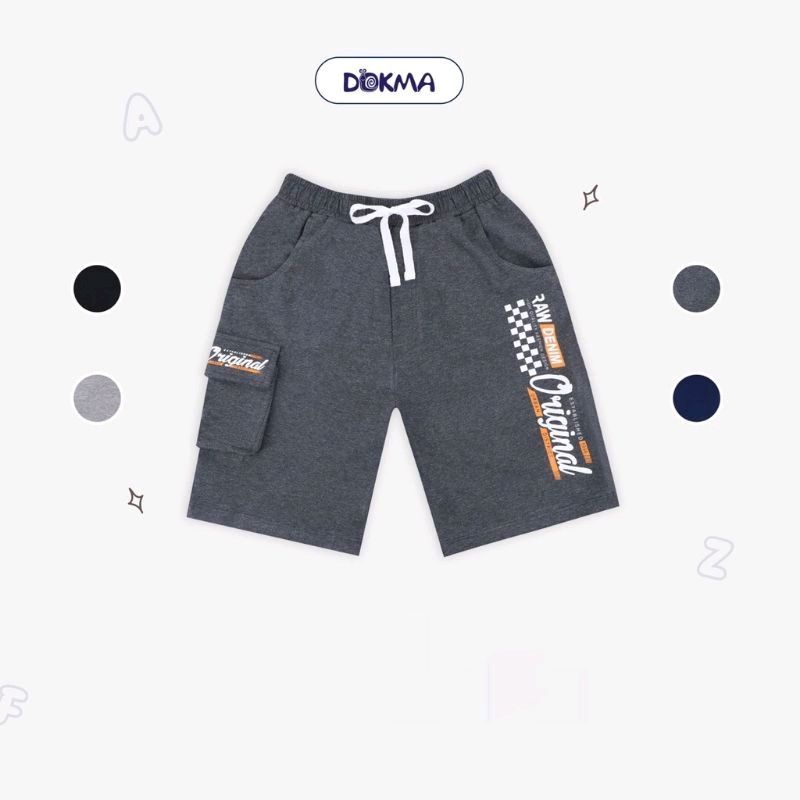 Quần túi hộp bé trai Dokma 7-12Y mã DQ1369