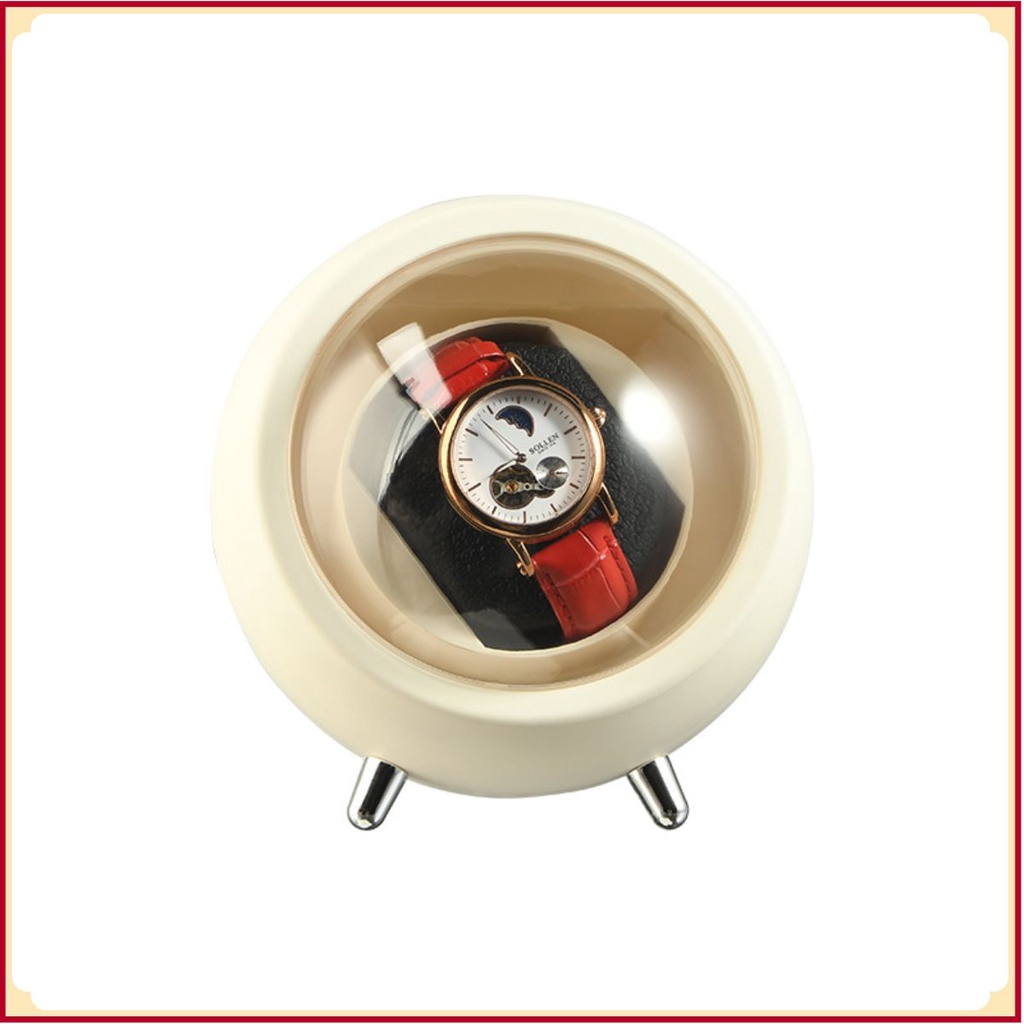 Hộp Đồng Hồ Trang Trí Lên Dây Cót Tự Xoay Tự Động Wiley Cirle Winder YBQ-01 ☘️AsiaMart88 ☘️