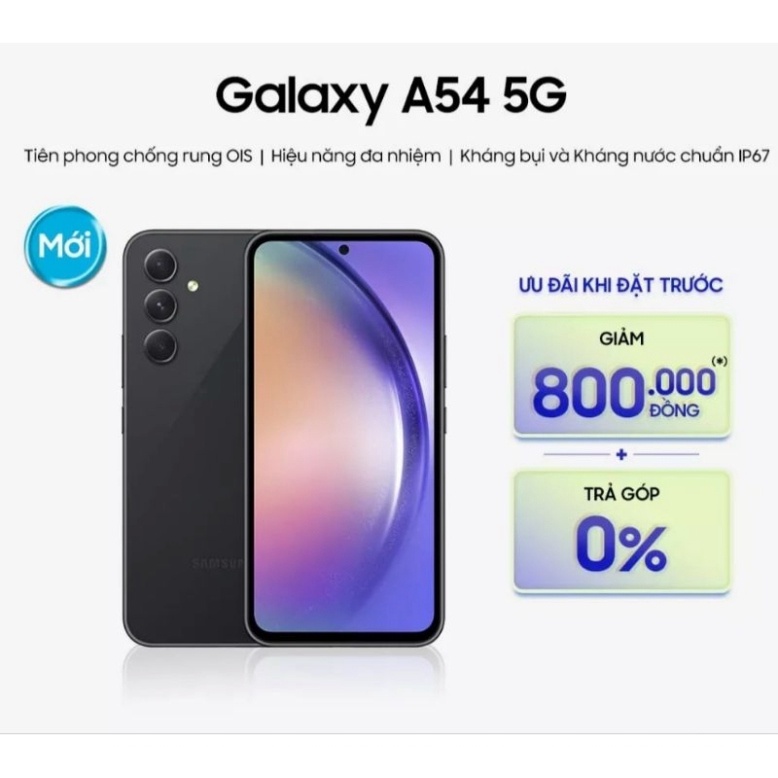 Điện thoại Samsung Galaxy A54  -  Hàng chính hãng mới Nguyên