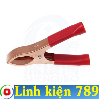 Kẹp bình ắc quy 30A Kẹp cá sấu ( 1 cặp đen đỏ )
