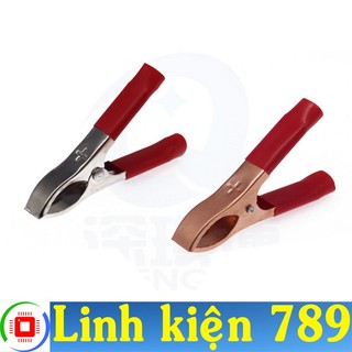 Kẹp bình ắc quy 30A Kẹp cá sấu ( 1 cặp đen đỏ )