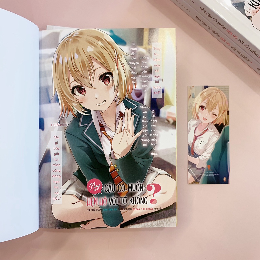Sách - Này Cậu Có Muốn Hẹn Hò Với Tớ Không? - Tập 1 - Tặng Kèm Bookmark