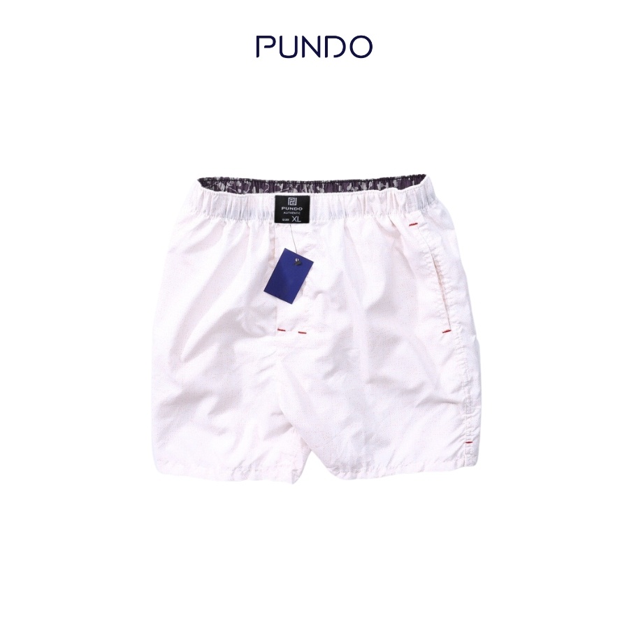 Quần đùi nam mặc nhà PUNDO short mặc ngủ chất cotton cao cấp mặc mát SNPD01