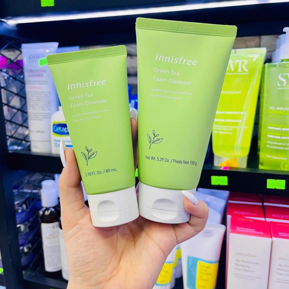 Sữa Rửa Mặt Trà Xanh Innisfree Green Tea Cleansing Foam