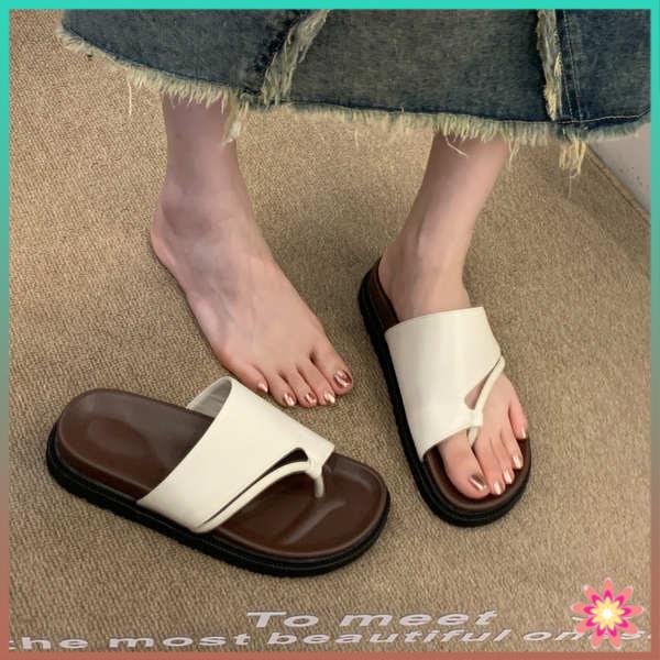 Flip-toe slippers nữ thick-soled sandals s
