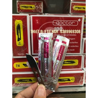 ❤️ Lưỡi Dao mổ phẫu thuật Doctor số 22, lưỡi dao mổ doctor số 22,lưỡi dao y tế phẫu thuật mổ số 22 DOCTOR