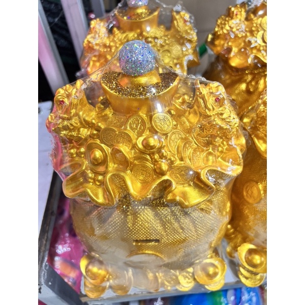 Túi vàng thạch cao,bỏ tiền, trang trí,decor_Heo Xuân Hiếu
