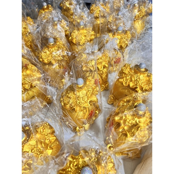 Túi vàng thạch cao,bỏ tiền, trang trí,decor_Heo Xuân Hiếu