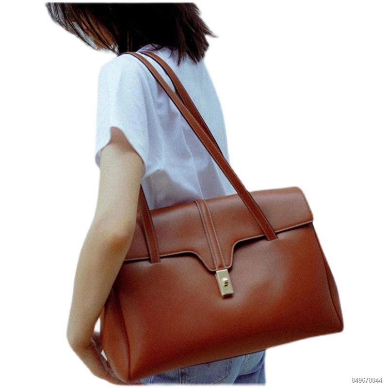 Túi tote sức chứa lớn túi máy tính đi làm túi đeo vai xách tay da thật