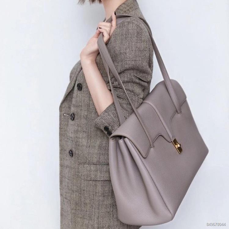 Túi tote sức chứa lớn túi máy tính đi làm túi đeo vai xách tay da thật