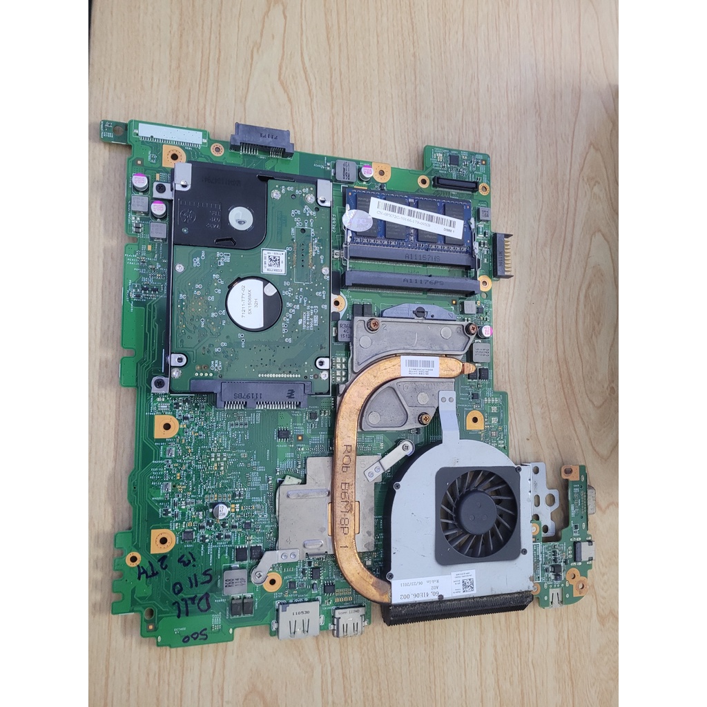 Cụm Dell N5110 gồm main và fan bóc máy
