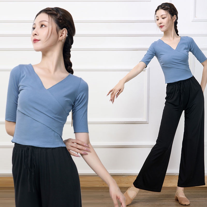 Hàng đã sẵn sàng bán nóng bộ đồ tập khiêu vũ nữ khiêu vũ cổ điển cơ thể khiêu vũ hiện đại hàng đầu người lớn trung quốc bộ đồ tập khiêu vũ dân tộc lf8.12