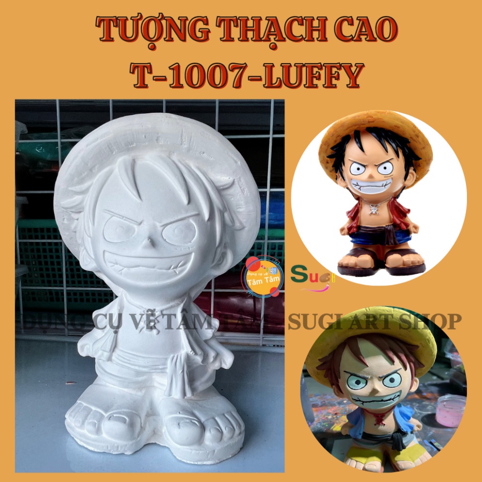 Tượng Thạch Cao Tô màu LUFFY - MÃ T-1007 - TƯỢNG HOT TREND