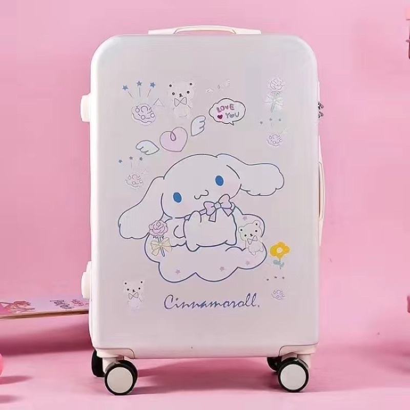 Vali chó quế sinh viên nữ vali hoạt hình nhỏ giá trị cao dễ thương kèm cốp tiện lợi