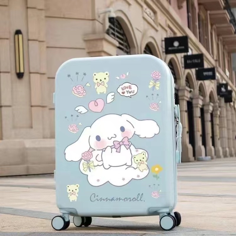 Vali chó quế sinh viên nữ vali hoạt hình nhỏ giá trị cao dễ thương kèm cốp tiện lợi