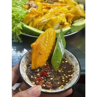 Muối tiêu rang chấm gà ủ muối