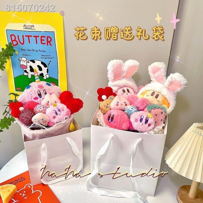 🌷hàng giao ngay🌷✜◊∋Tai Thỏ Ngôi Sao Kirby Bó Hoa Búp Bê Búp Bê Quà Tặng Sinh Nhật Nữ Sang Trọng Dễ Thương