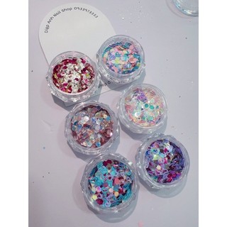Set nhũ mix hình 6 màu