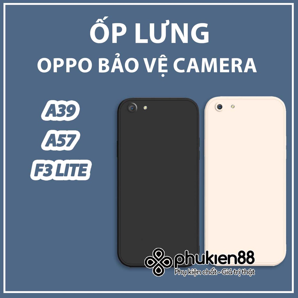 Ốp lưng  Oppo A39 / A57 / F3 Lite silicon mềm dẻo bảo vệ camera, chống va đập