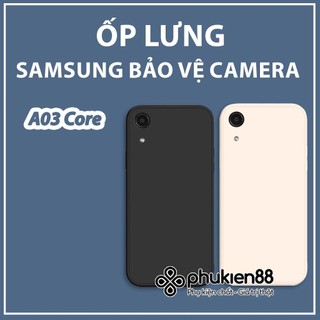 Ốp lưng Samsung A03 Core silicon mềm dẻo bảo vệ camera, chống va đập