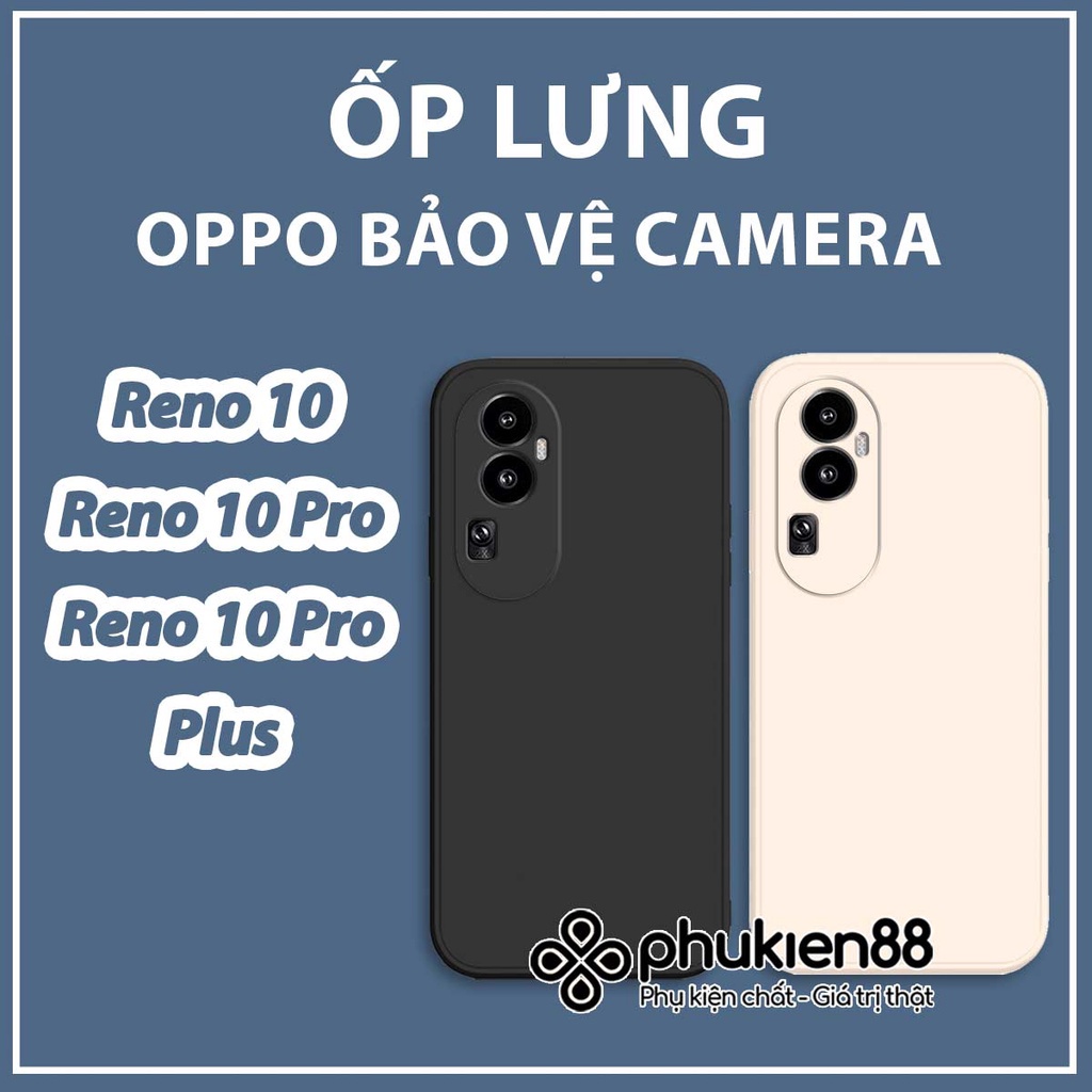 Ốp lưng  Oppo Reno 10 Pro Pro+ / Reno10 Pro Plus silicon mềm dẻo bảo vệ camera, chống va đập