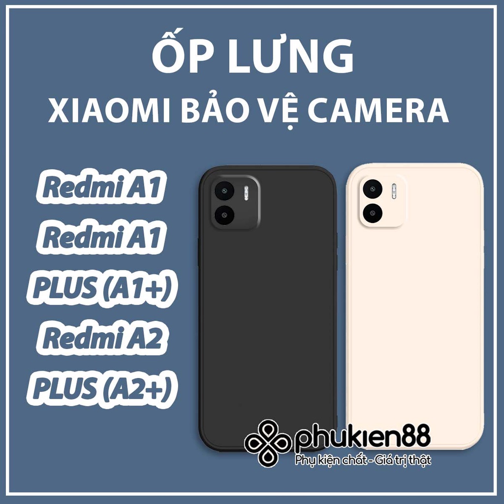 Ốp lưng Xiaomi Redmi A1 / A1 Plus A1+ / A2 A2Plus A2+ silicon mềm dẻo bảo vệ camera, chống va đập