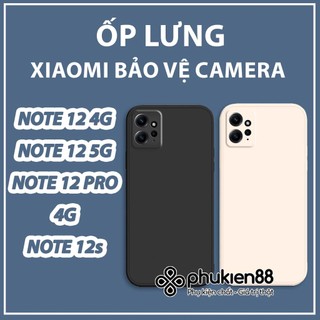 Ốp lưng xiaomi redmi note 12 4g / note 12 pro / note 12 5g silicon mềm dẻo bảo vệ camera, chống va đập
