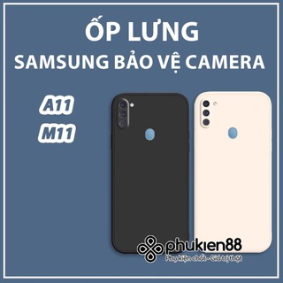 Ốp lưng  Samsung A11 / M11 silicon mềm dẻo bảo vệ camera, chống va đập