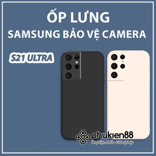 Ốp lưng  Samsung S21 Ultra silicon mềm dẻo bảo vệ camera, chống va đập