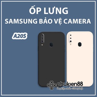 Ốp lưng  Samsung A20s silicon mềm dẻo bảo vệ camera, chống va đập