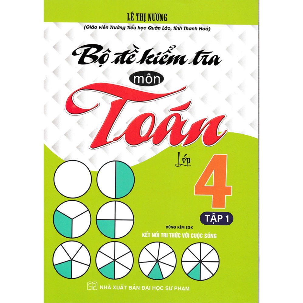 Sách - Combo Bộ Đề Kiểm Tra Môn Toán Lớp 4 Tập 1 + 2   - HA