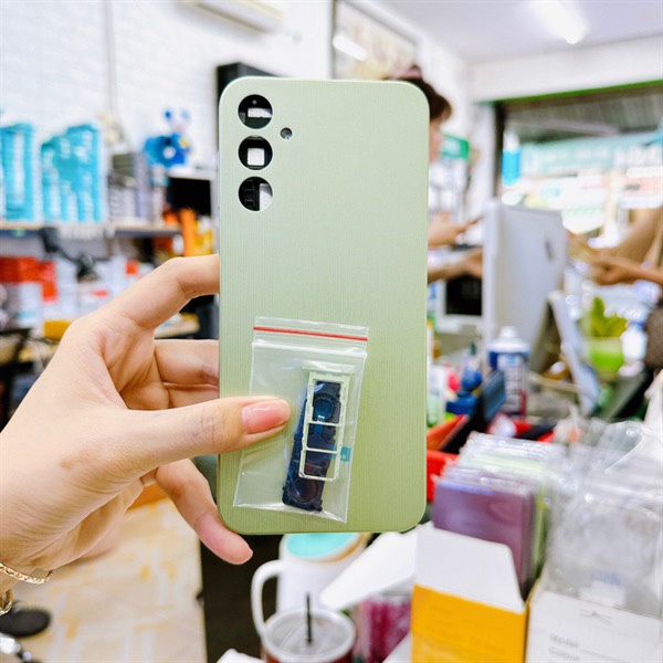 Bộ vỏ Samsung A14 4G / A145 zin mấu máy chuẩn, hàng như hình.