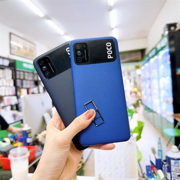Bộ vỏ Xiaomi Poco M3 zin mấu máy chuẩn, hàng như hình.