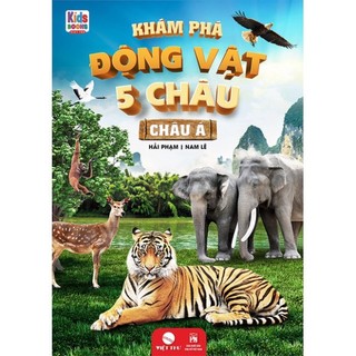 Sách khám phá động vật 5 châu châu á
