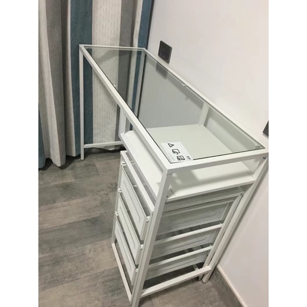 Bàn ikea mặt kính