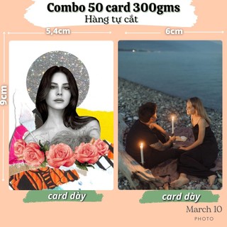 Combo 10 card dày-ép màng 2 lớp-hàng tự cắt
