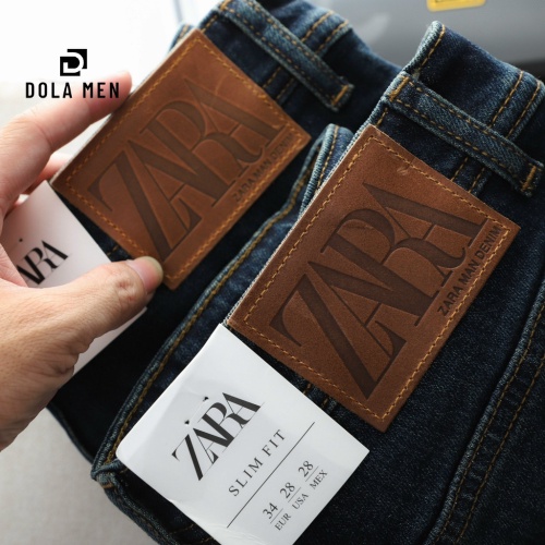 Quần Jean Nam ZARA NAVY DARK DENIM CXZAR003 Lót Viền Ống Form SlimFit Mềm Mịn Co Giãn Hàng Xịn Chính Hãng CÓ BIG SIZE